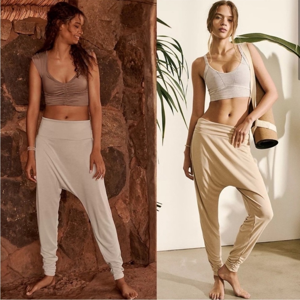 Free People Movement Echo Harem Pant Clay Small NWT